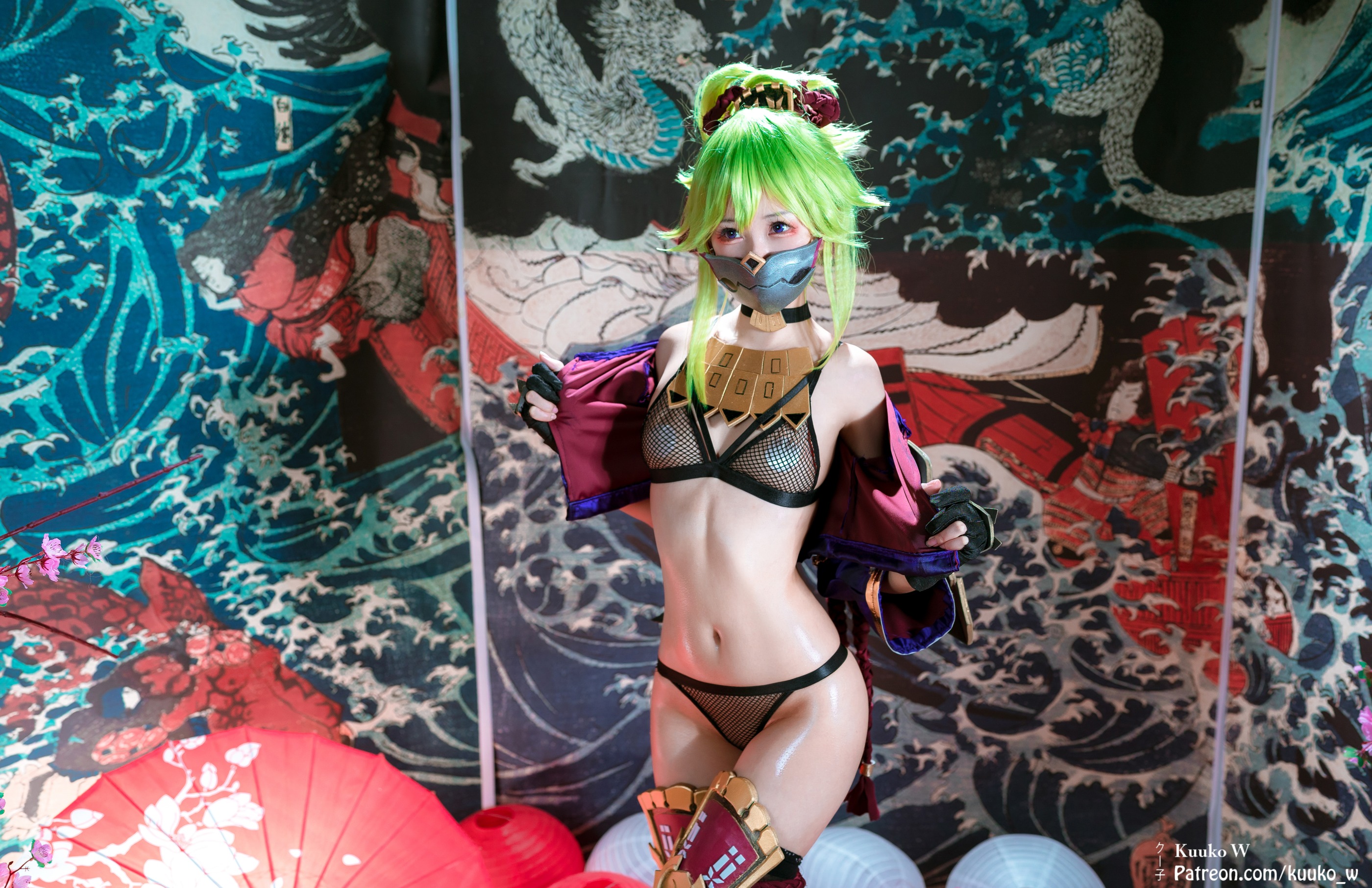 图片[1]-Kuuko W – NO.205 Kuki Shinnobu[44P]-XikXak